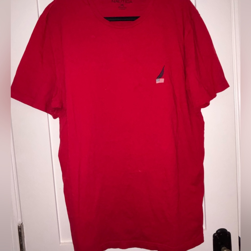 Nautica Classic Red Short Sleeve Tee